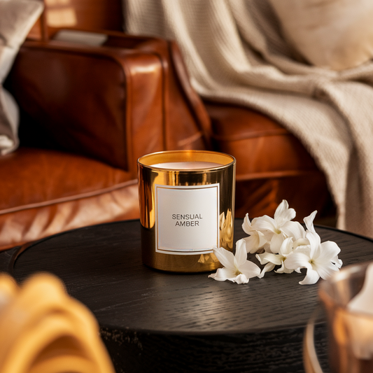 Sensual Amber Wickless Candle