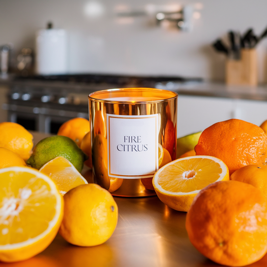 Fire Citrus Wickless Candle