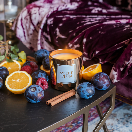 Sweet Plum Wickless Candle